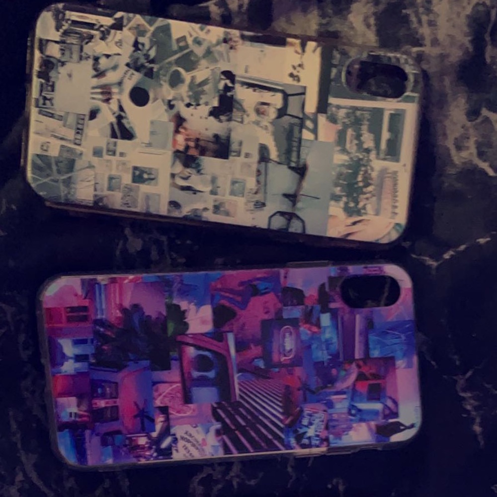 2 cute phone cases for iPhone XR or X